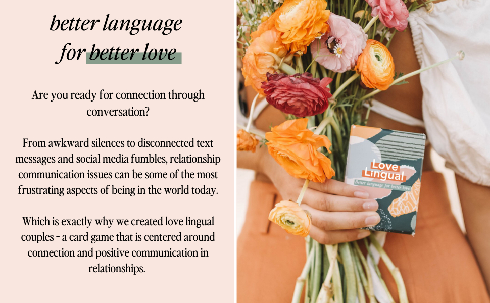 better language for better love. connection and positive communication in relationships