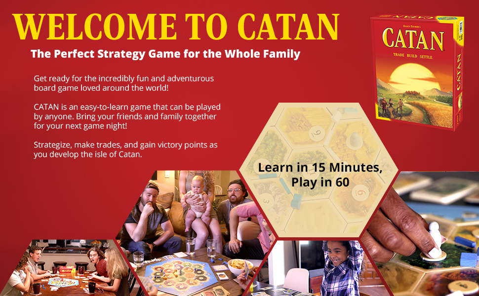 CATAN Board Game for Adults and Families