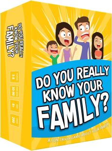 Do You Really Know Your Family? A Fun Family Game Filled with Conversation Starters and Challenges - Great for Kids, Teens and