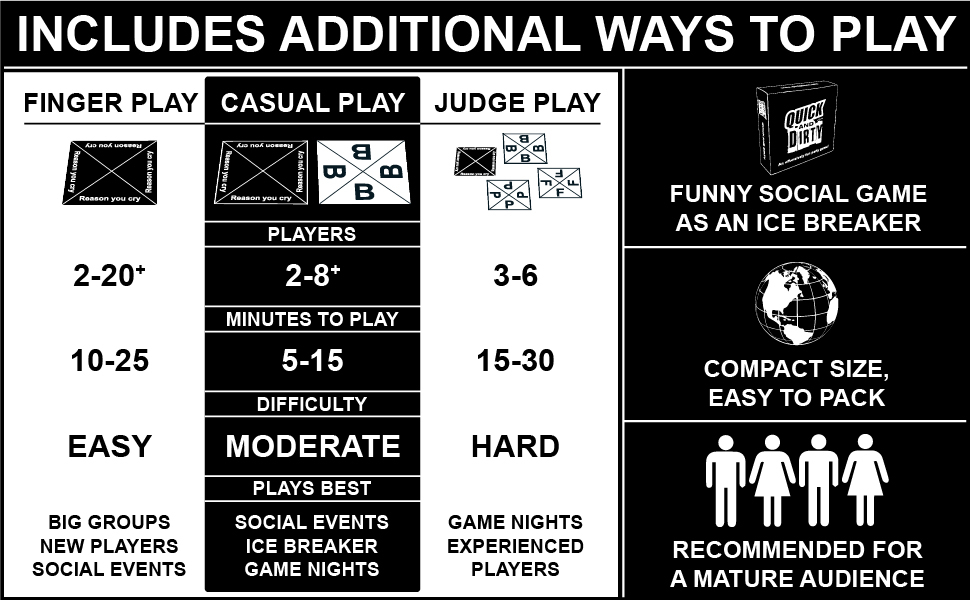 additional ways to play